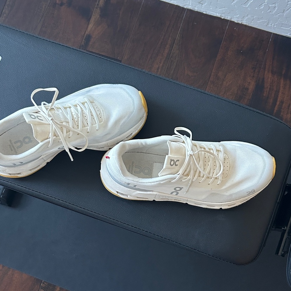 On Running Women’s CloudTec Running Shoes — White/Cream - Picture 2 of 3